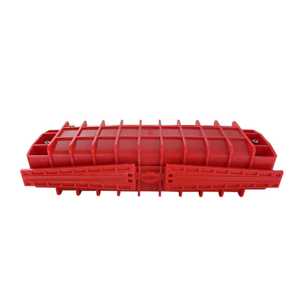 Grounding of distribution box with galvanized angle steel