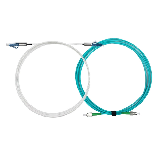 Self-operated fiber optic patch cords
