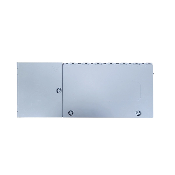 Multimode fiber optic terminal on office wall