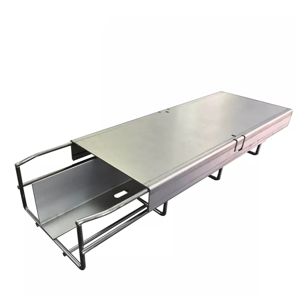Fixed-end cable tray steel structure