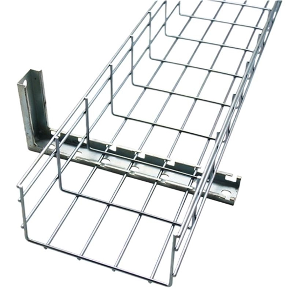 Network rack floor-mounted cable entry