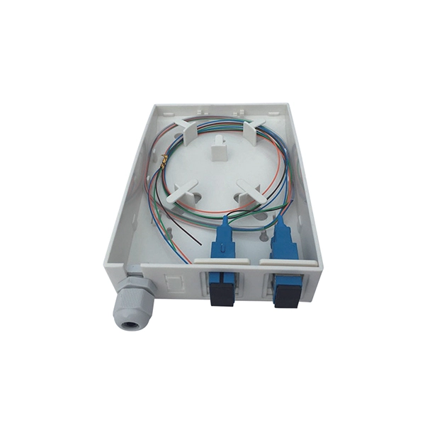 Outdoor distribution box fixed on wall