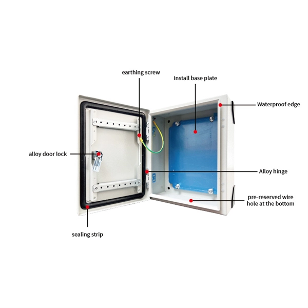 Outdoor landscape distribution box greening