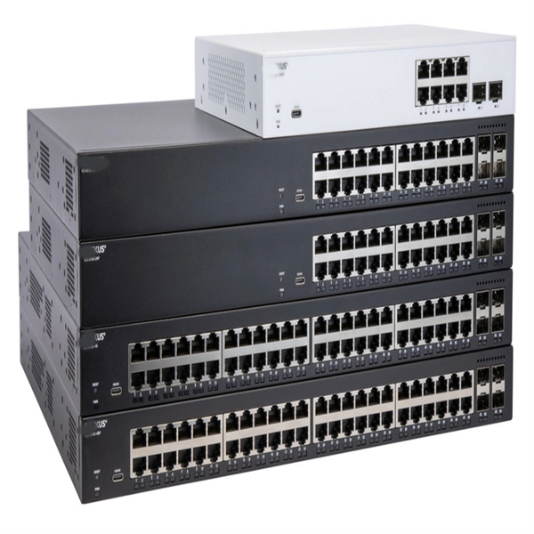 Low voltage cables run through vertical shaft cable trays