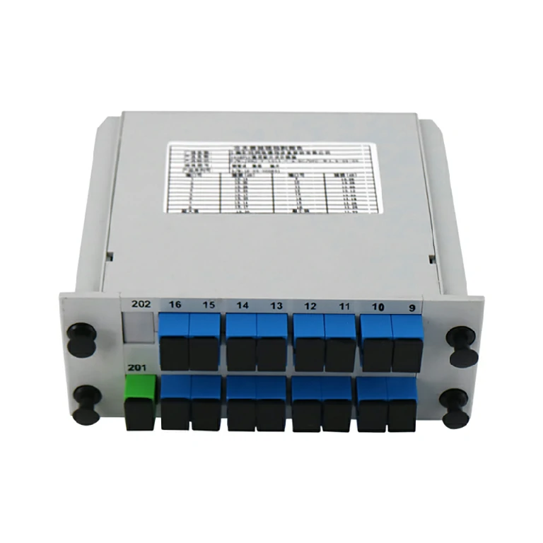 Connectorized PLC splitter cassette insert
